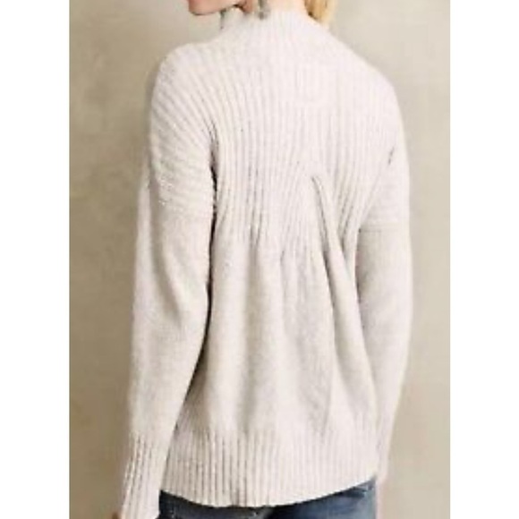 Anthropologie Angel of the North Aisla‎ Mock Neck Knit Sweater Orange Peach - Picture 11 of 11